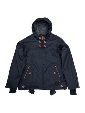 OAKLEY Jacket Gretchen Bleiler Collection Ski Snowboard Waterproof Coat Womens L